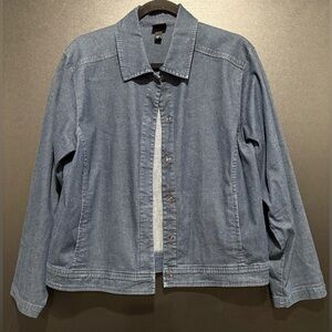 Eileen Fisher Lightweight Denim Jacket